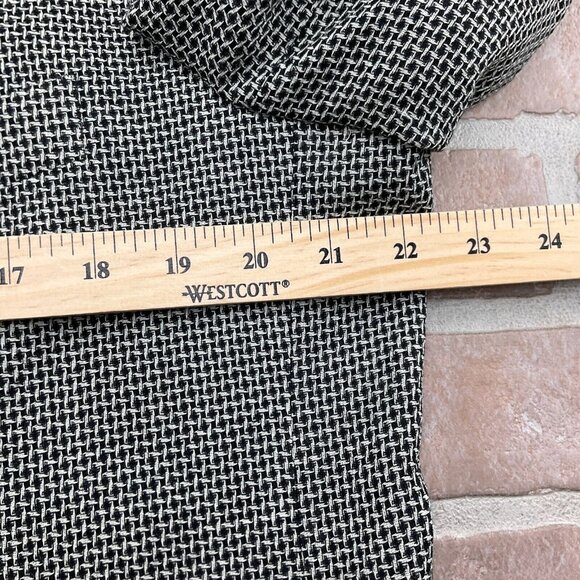 Cruppo Bachrach Blazer Men 42L Black White Check Classic Career Wool Jacket VTG - Picture 5 of 14